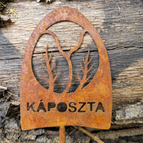 Káposzta -  Veteményes jelölőtába 