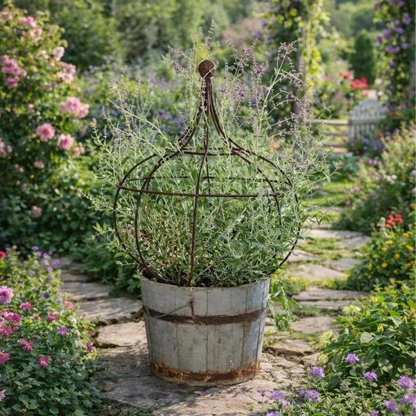 Hagyma Obeliszk - Kaspó és évelő támaszték