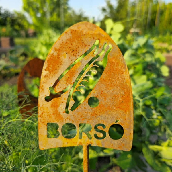 Borsó -Veteményes jelölőtábla