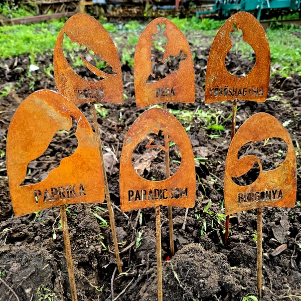 Borsó -Veteményes jelölőtábla