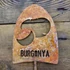 Burgonya -Veteményes jelölőtábla