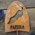 Paprika -Veteményes jelölőtábla